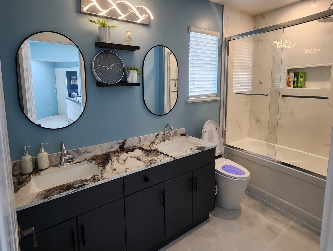 Bathroom after renovation
