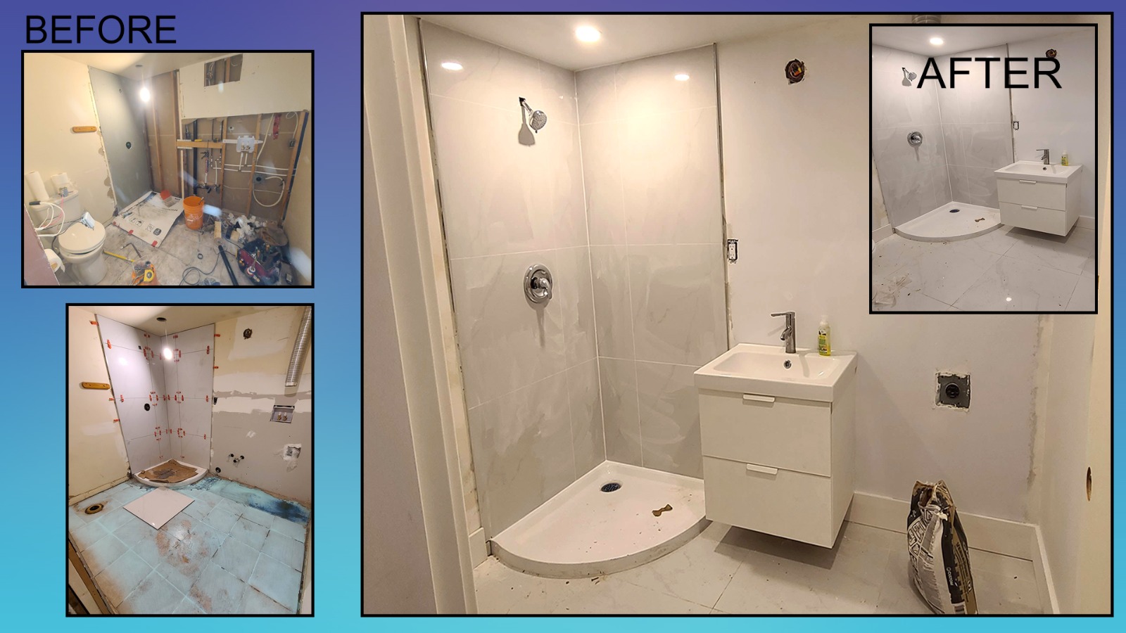 Bathroom Renovation project 13 — Coquitlam, BC