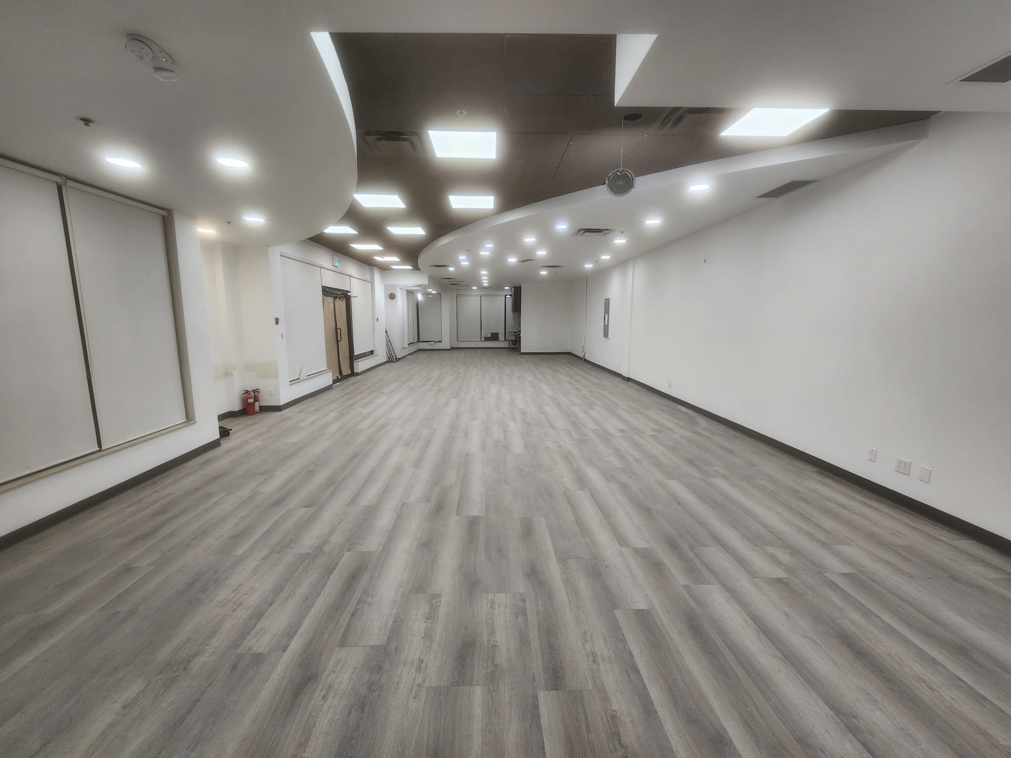 Commercial space after renovation