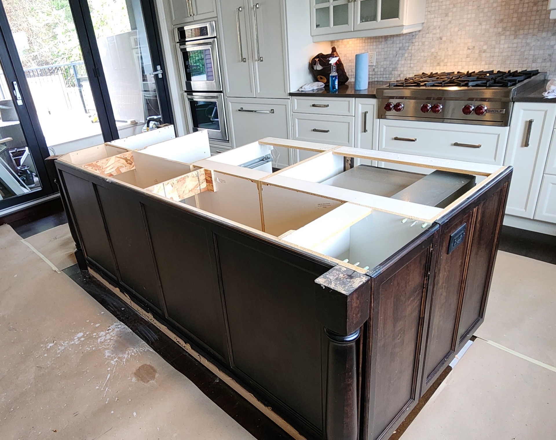 Countertop before replacement