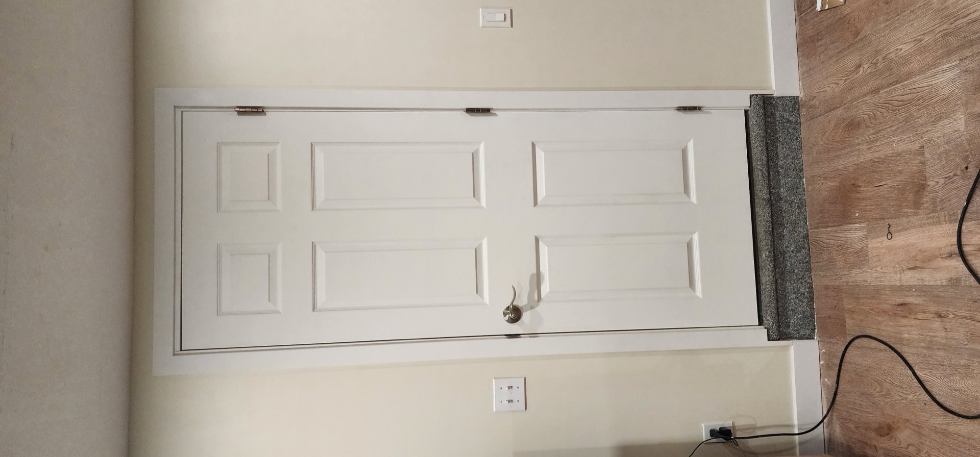 Door installation after