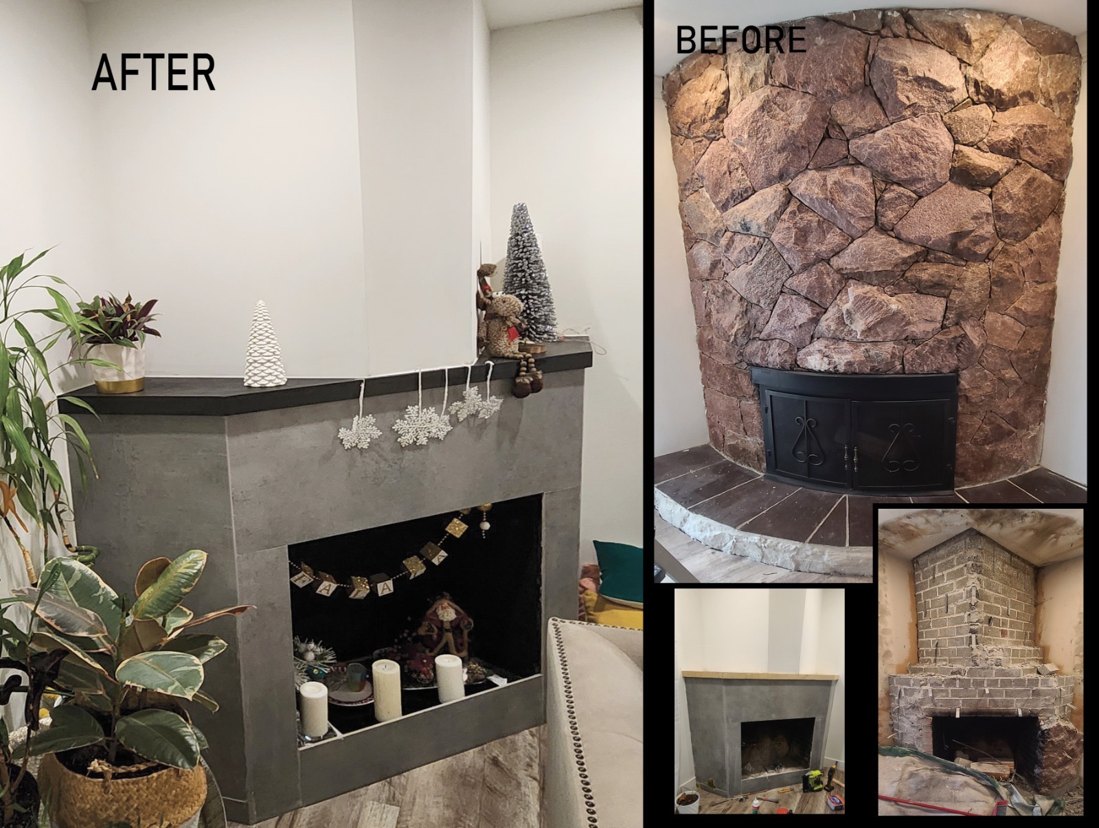 Fireplace, TV Walls & Foyer project 7 — Coquitlam, BC