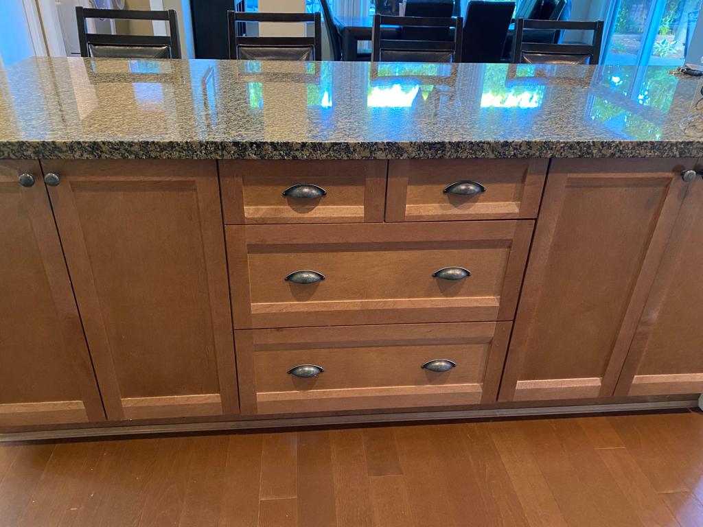 Countertop before replacement