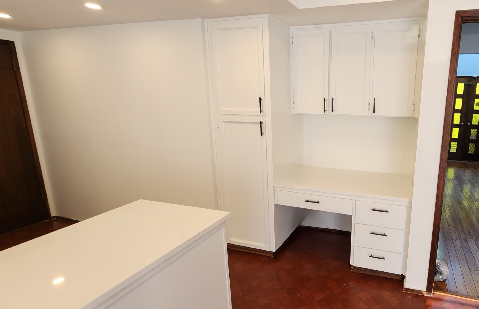 Kitchen side view after renovation