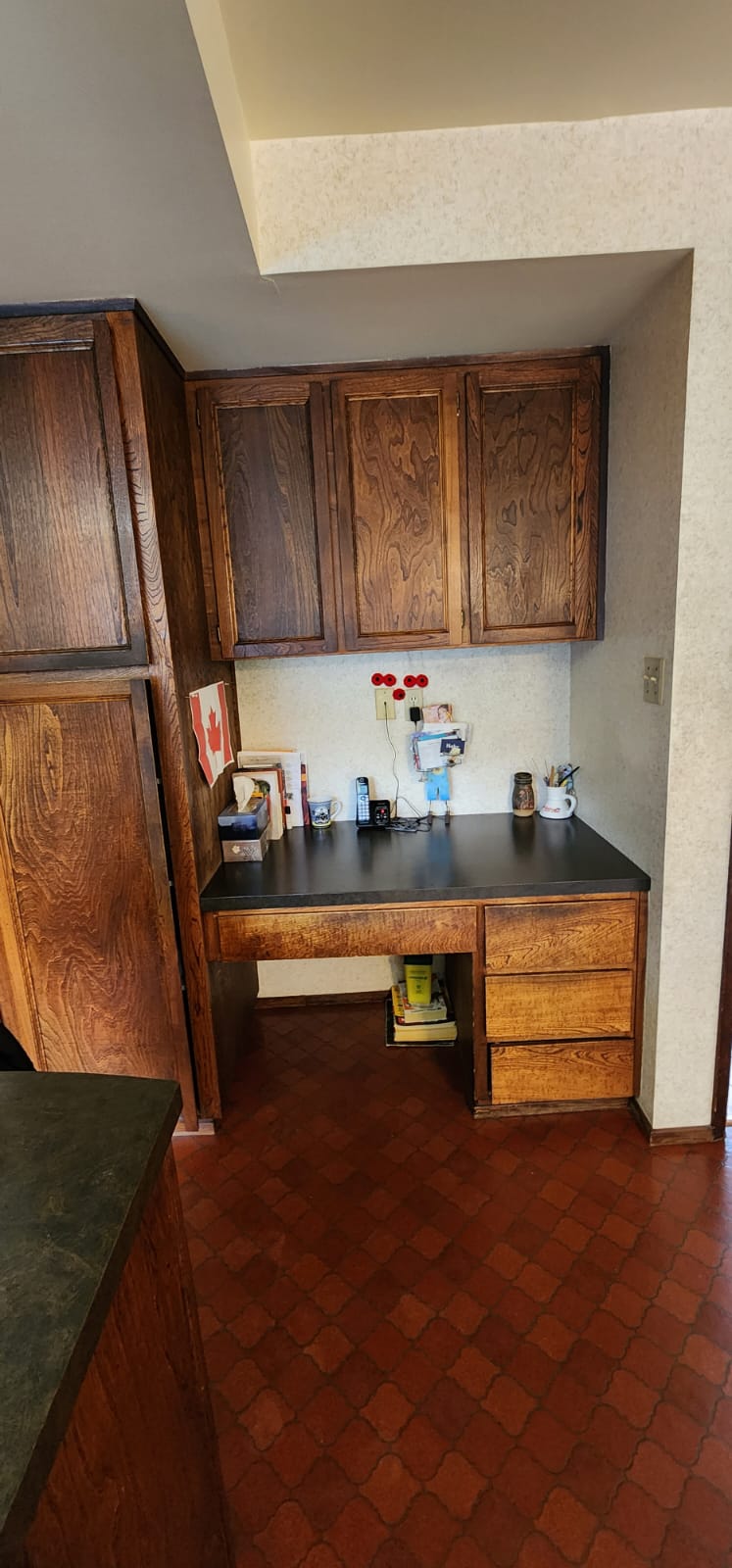 Kitchen side view before renovation